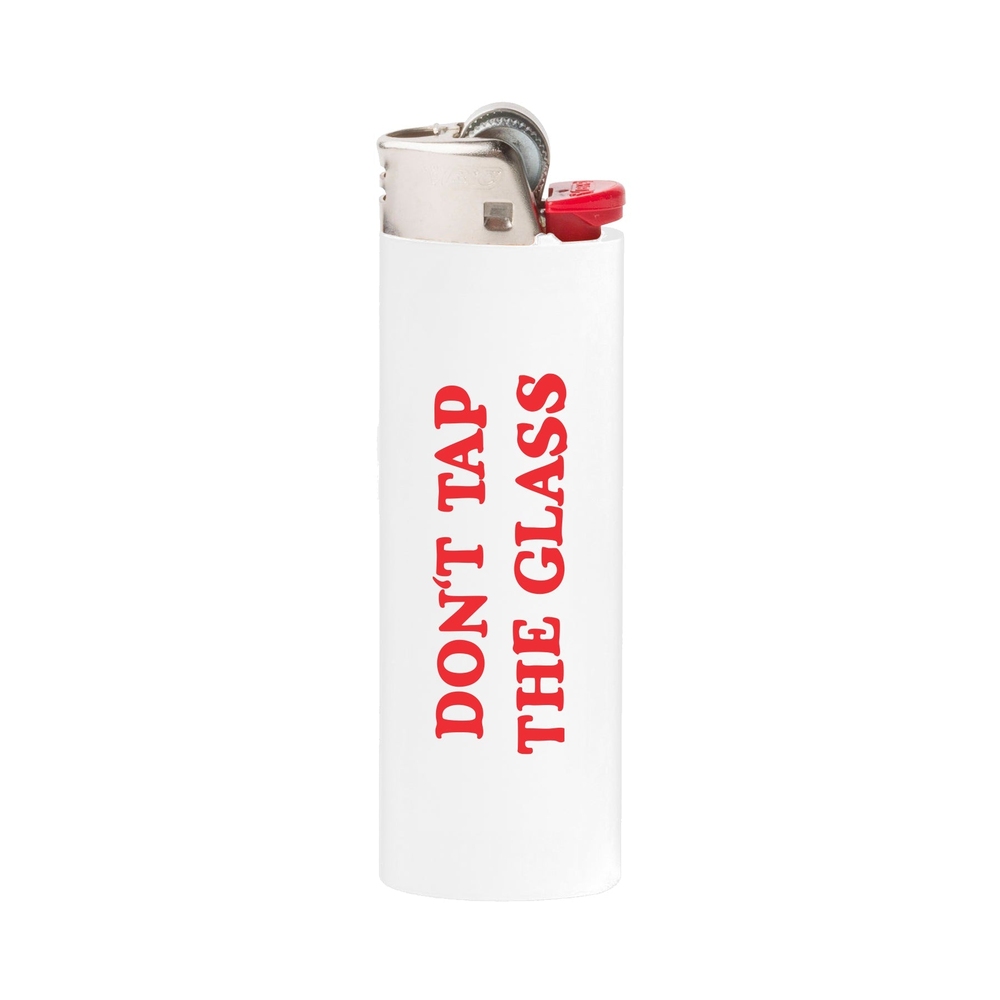 GLASS LIGHTER - WHITE White