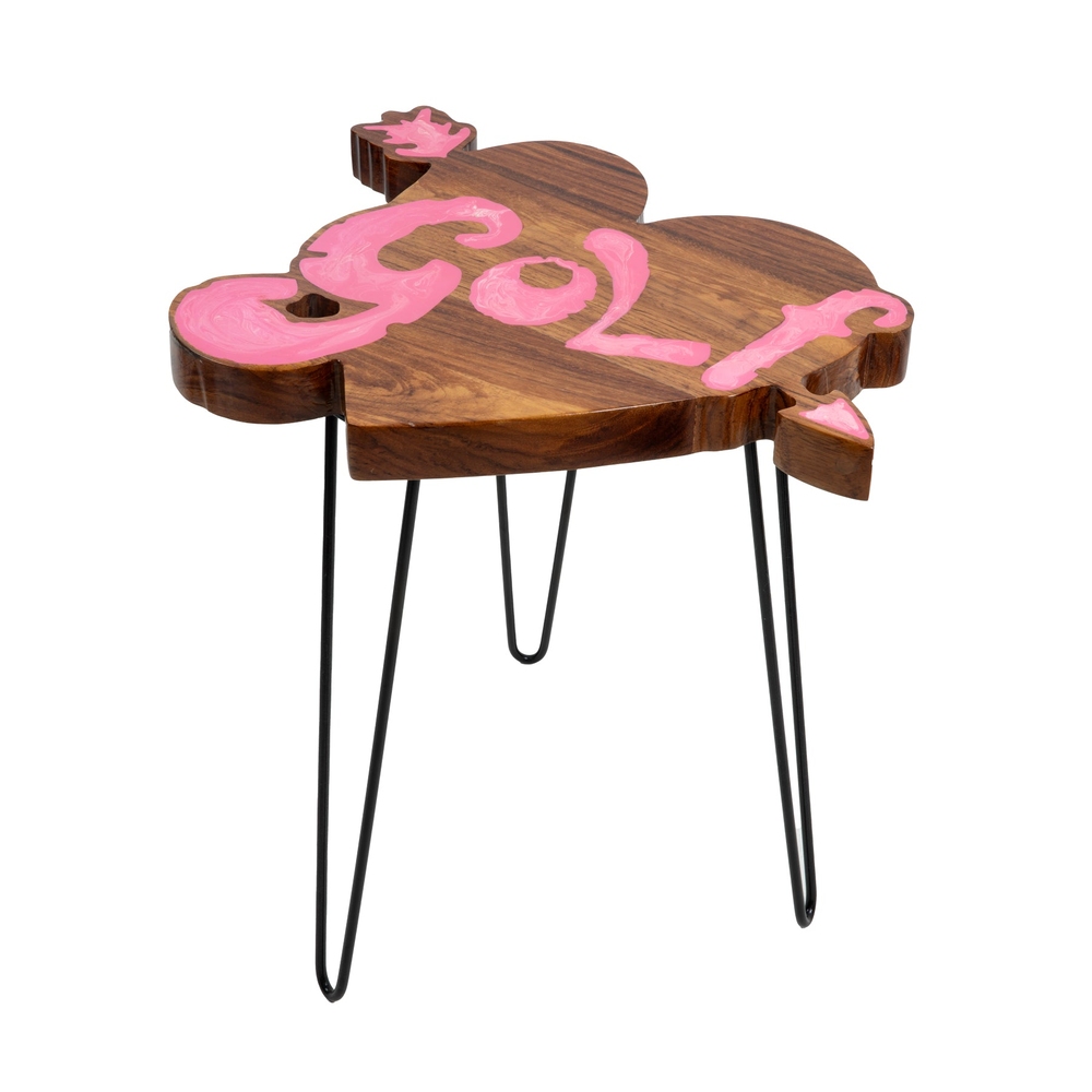 CUPID END TABLE Pink