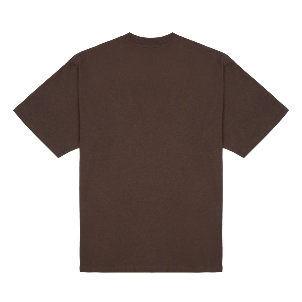 STITCHED TEE Dark Brown