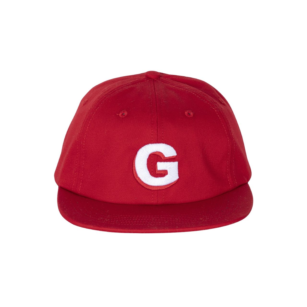 3D G 6 PANEL HAT RED