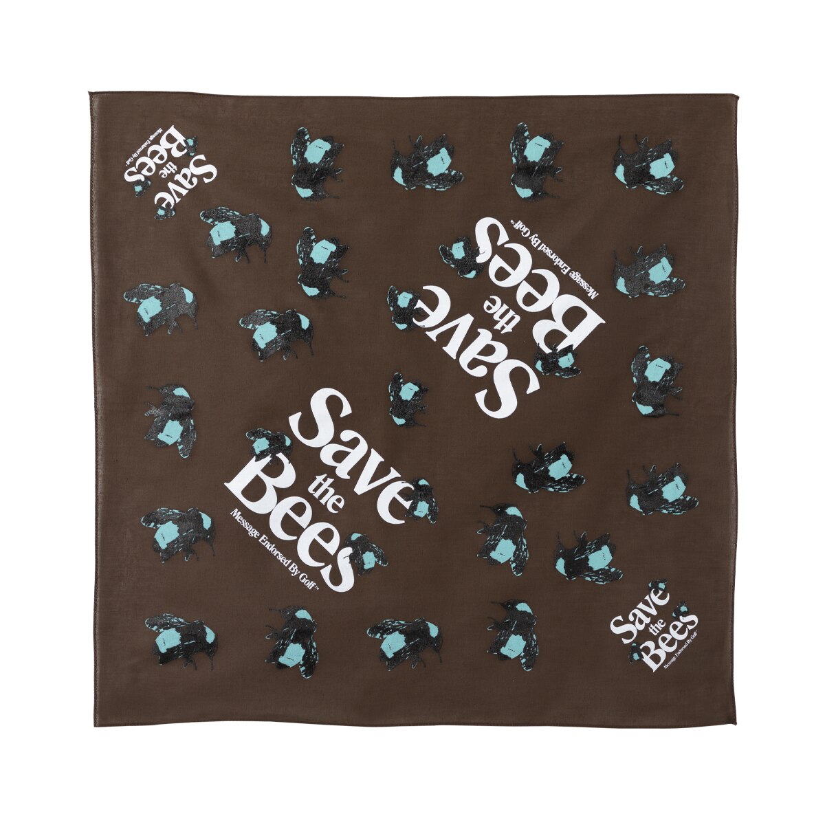 Save The Bees Bandana Brown - Winter 2021 - Golf Wang