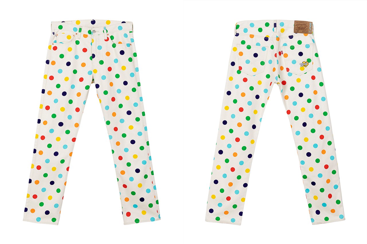 Golf Wang levis polka dot jeans